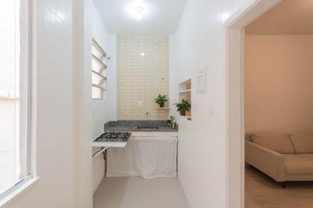 Studio à venda com 36m², 1 quarto e sem vagaCozinha e Área de Serviço