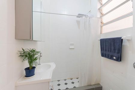 Banheiro de kitnet/studio à venda com 1 quarto, 36m² em Tijuca, Rio de Janeiro