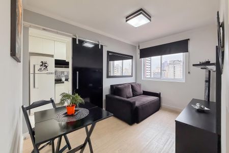 Sala  de apartamento para alugar com 1 quarto, 52m² em Liberdade, São Paulo