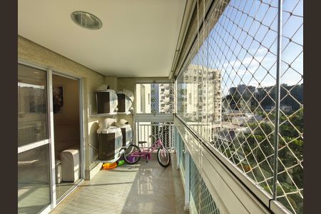 Varanda - Sala de apartamento para alugar com 3 quartos, 90m² em Pechincha, Rio de Janeiro
