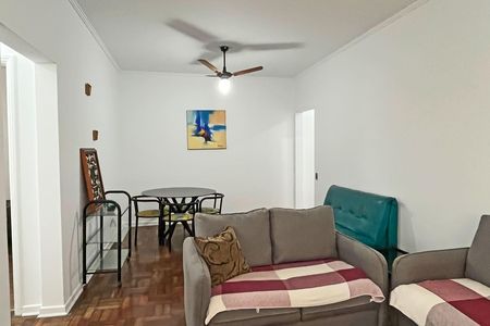 Sala de apartamento para alugar com 2 quartos, 90m² em Ponta da Praia, Santos