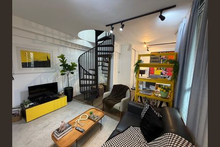 Sala/Cozinha de apartamento à venda com 1 quarto, 74m² em Sumarezinho, São Paulo
