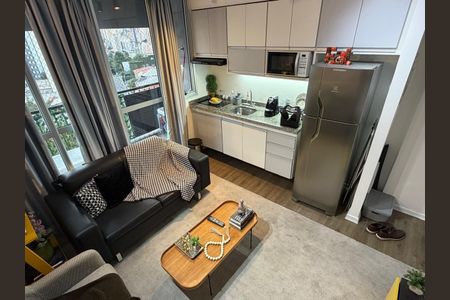 Sala/Cozinha de apartamento à venda com 1 quarto, 74m² em Sumarezinho, São Paulo