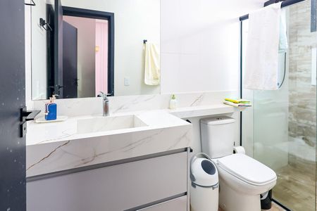 Casa de condomínio para alugar com 137m², 3 quartos e 1 vagaBanheiro da Suíte 3
