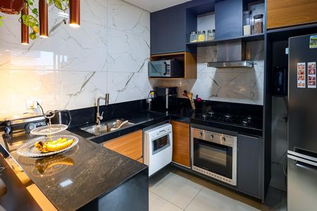 Cozinha de casa de condomínio para alugar com 3 quartos, 137m² em Cidade Nova Ii, Indaiatuba