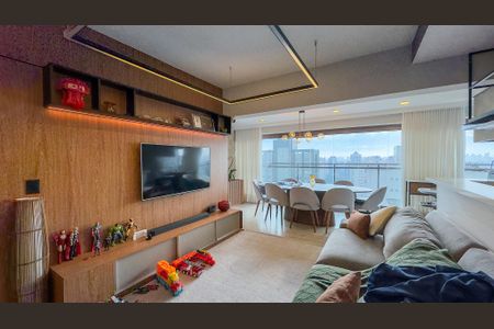 Sala de apartamento para alugar com 3 quartos, 109m² em Campo Belo, São Paulo