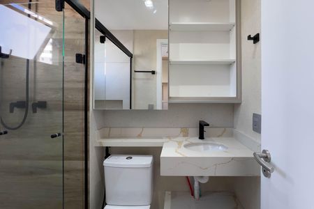 Banheiro do quarto 1 de apartamento para alugar com 3 quartos, 59m² em Ipiranga, São Paulo