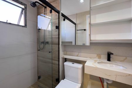 Banheiro do quarto 1 de apartamento para alugar com 3 quartos, 59m² em Ipiranga, São Paulo