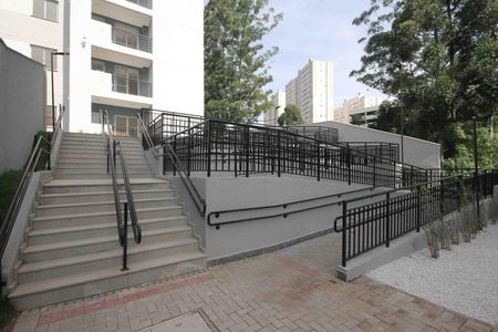 Apartamento à venda com 37m², 2 quartos e sem vagaescada e rampa de de acesso