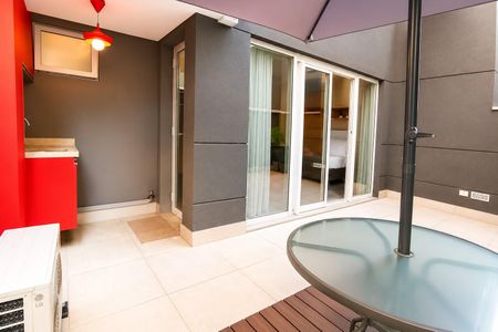 Studio para alugar com 40m², 1 quarto e 1 vagaVaranda