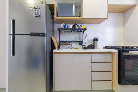 Cozinha de apartamento à venda com 2 quartos, 41m² em Jardim Maringa, São Paulo