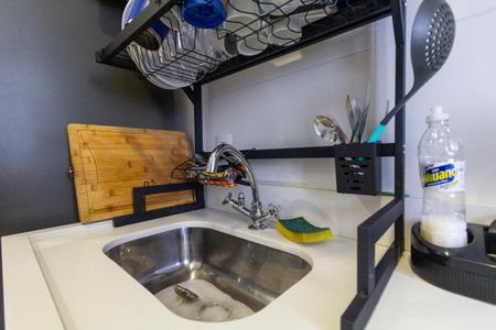 Cozinha de apartamento à venda com 2 quartos, 41m² em Jardim Maringa, São Paulo