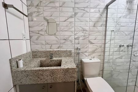 Studio para alugar com 25m², 1 quarto e sem vaga Studio para alugar com 25m², 1 quarto e sem vagaBanheiro