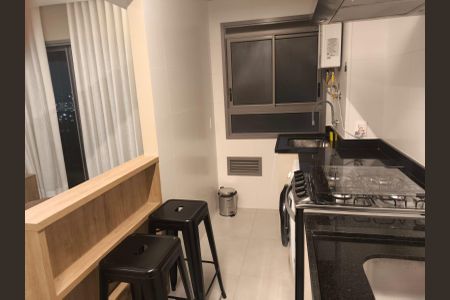 Cozinha de apartamento para alugar com 1 quarto, 53m² em Alphaville Industrial, Barueri