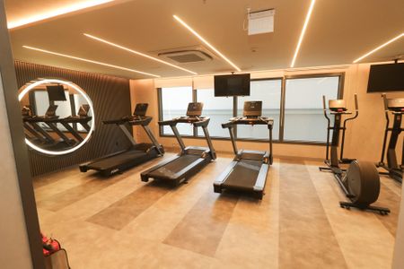 Studio à venda com 23m², 1 quarto e 1 vaga Studio à venda com 23m², 1 quarto e 1 vagaÁrea comum - Academia