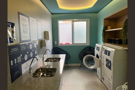 Apartamento para alugar com 27m², 1 quarto e sem vagaLavanderia