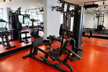 Studio para alugar com 41m², 1 quarto e 1 vaga Studio para alugar com 41m², 1 quarto e 1 vagaAcademia