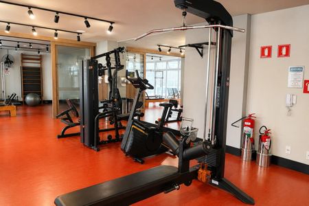 Studio para alugar com 41m², 1 quarto e 1 vaga Studio para alugar com 41m², 1 quarto e 1 vagaAcademia