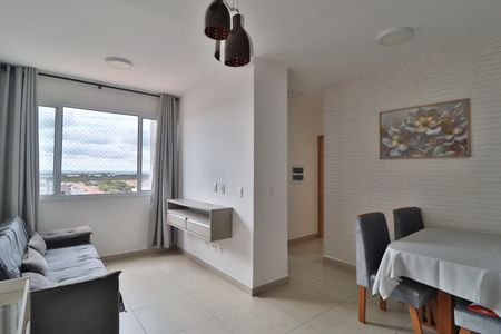 Sala de apartamento para alugar com 2 quartos, 52m² em Aclimação, Uberlândia