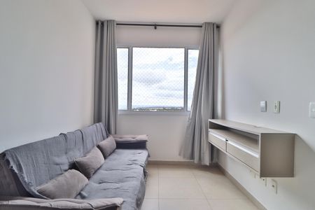 Sala de apartamento para alugar com 2 quartos, 52m² em Aclimação, Uberlândia