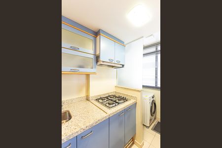 Cozinha de apartamento para alugar com 1 quarto, 40m² em Vila Olímpia, São Paulo