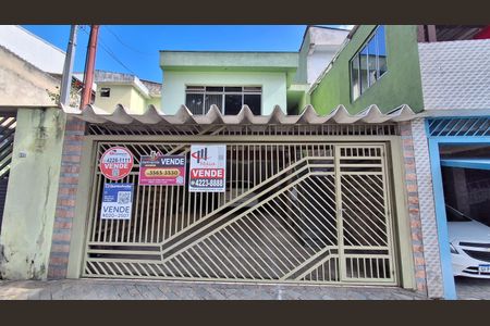 Fachada de casa à venda com 3 quartos, 133m² em Santa Maria, São Caetano do Sul