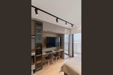 Studio para alugar com 24m², 1 quarto e sem vagaSala/Quarto