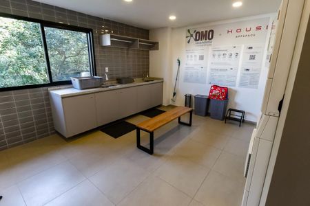 Apartamento para alugar com 26m², 1 quarto e 1 vaga Apartamento para alugar com 26m², 1 quarto e 1 vagaLavanderia