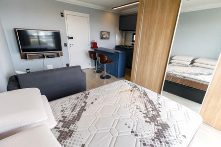 Apartamento para alugar com 26m², 1 quarto e 1 vaga Apartamento para alugar com 26m², 1 quarto e 1 vagaSala
