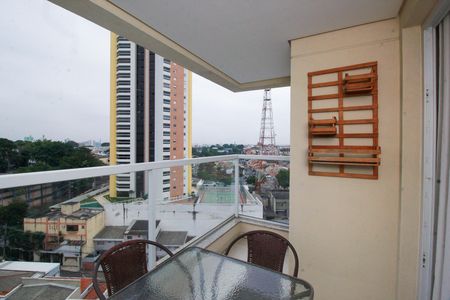 Varanda da Sala de apartamento para alugar com 2 quartos, 57m² em Jardim, Santo André