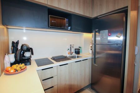 Cozinha de apartamento à venda com 1 quarto, 31m² em Butantã, São Paulo