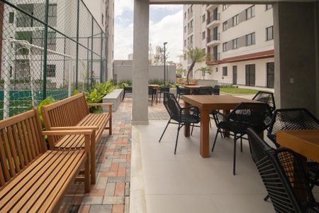 Apartamento para alugar com 39m², 2 quartos e 1 vaga Apartamento para alugar com 39m², 2 quartos e 1 vagaÁrea comum - Churrasqueira