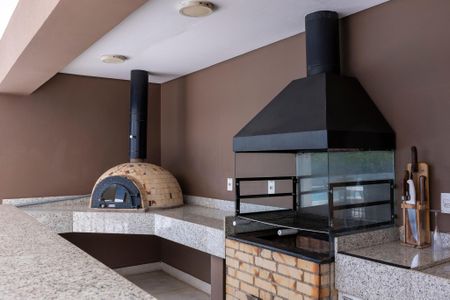 Apartamento para alugar com 55m², 1 quarto e 2 vagas Apartamento para alugar com 55m², 1 quarto e 2 vagasÁrea comum - Churrasqueira