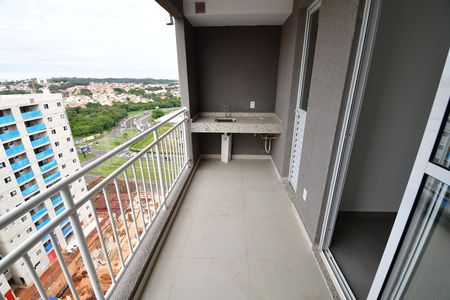 Sala - Sacada de apartamento à venda com 2 quartos, 60m² em Loteamento Residencial Vila Bella Dom Pedro, Campinas