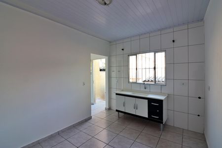Sala/Cozinha de casa para alugar com 1 quarto, 50m² em Rudge Ramos, São Bernardo do Campo
