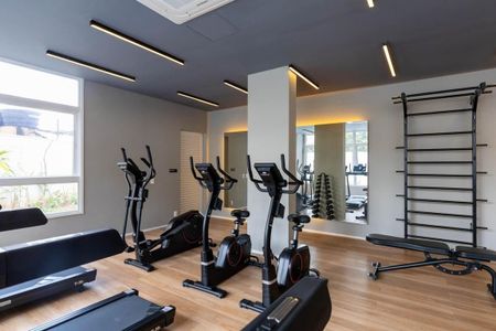 Apartamento para alugar com 40m², 2 quartos e sem vaga Apartamento para alugar com 40m², 2 quartos e sem vagaAcademia