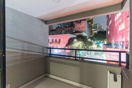 Varanda da Sala de apartamento para alugar com 2 quartos, 40m² em Centro Histórico de São Paulo, São Paulo