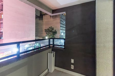 Varanda da Sala de apartamento para alugar com 2 quartos, 40m² em Centro Histórico de São Paulo, São Paulo