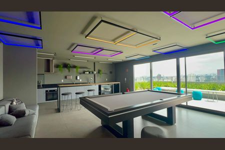 Studio para alugar com 25m², 1 quarto e sem vaga Studio para alugar com 25m², 1 quarto e sem vagaSalão de jogos