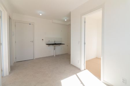 Sala - Cozinha de apartamento para alugar com 2 quartos, 35m² em Jardim Peri Peri, São Paulo
