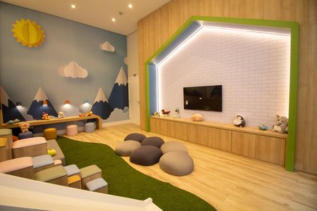 Studio para alugar com 30m², 1 quarto e sem vagaÁrea comum - Brinquedoteca