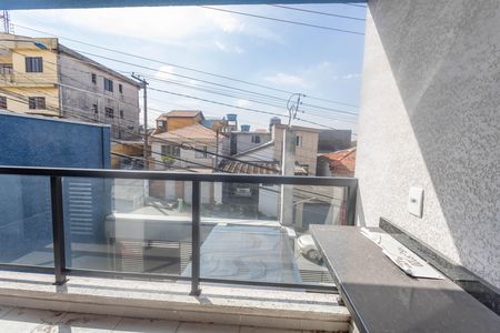 Varanda  de apartamento à venda com 2 quartos, 46m² em Centro, Diadema