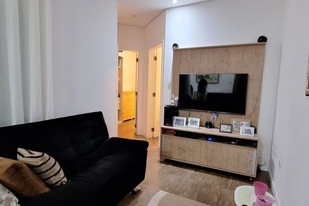 Sala de apartamento à venda com 2 quartos, 98m² em Vila Tibiriçá, Santo André