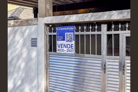 Placa Instalada na Fachada de casa à venda com 2 quartos, 124m² em Jardim Progresso, Santo André