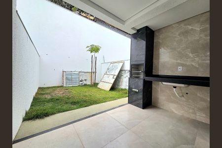 Área Gourmet de casa à venda com 3 quartos, 158m² em Santa Branca, Belo Horizonte