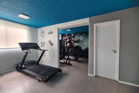 Apartamento para alugar com 35m², 2 quartos e 1 vaga Apartamento para alugar com 35m², 2 quartos e 1 vagaÁrea comum - Academia