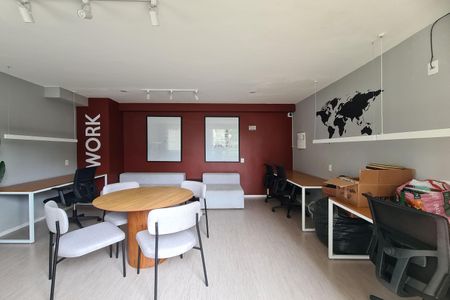 Apartamento para alugar com 35m², 2 quartos e 1 vaga Apartamento para alugar com 35m², 2 quartos e 1 vagaÁrea comum - Cowork