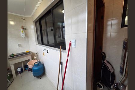 Área de Serviço de apartamento para alugar com 3 quartos, 182m² em Vila Caiçara, Praia Grande