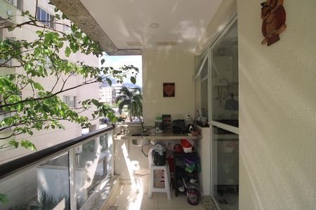 Sala - Varanda de apartamento para alugar com 2 quartos, 62m² em Freguesia (jacarepaguá), Rio de Janeiro