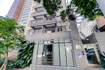 Studio à venda com 52m², 1 quarto e sem vagaFachada - Plaquinha